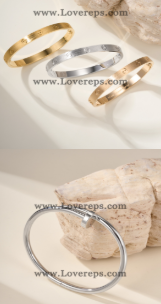 202527178 Love Bracelet-Brushed Finish and Nail Classic Model Bracelet