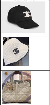 2026060501 Black and White Hats and Bag