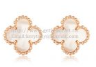 202524055  Sweet Alhambra Earrings Pink Gold