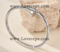 202525469 Nail Bracelet Classic Model White Gold