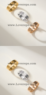 202527204 LOVE Ring Classic Mondel White Gold