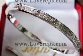 621427245 Love Bracelet Small Model White Gold With Diamonds