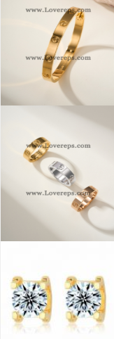 621428028 Classics Love Bracelet and Ring and C DE Earrings