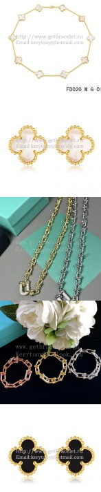 621428978 Vintage Alhambra Necklace and Earrings and HardWear Link Necklace and Bracelet